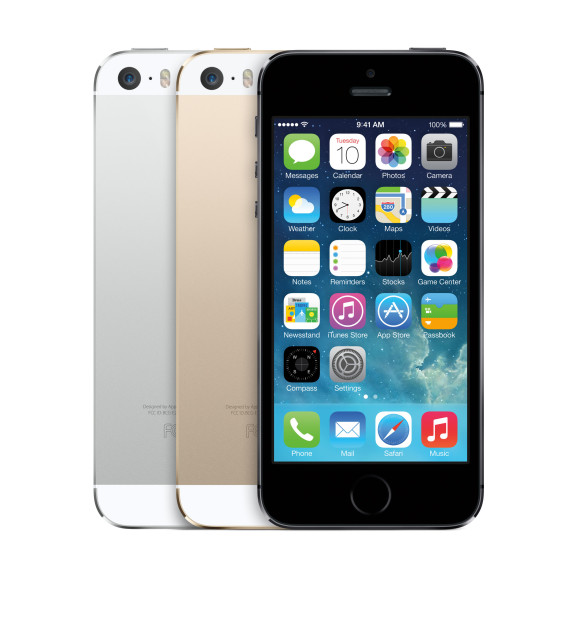 iPhone 5S in grau, schwarz und gold